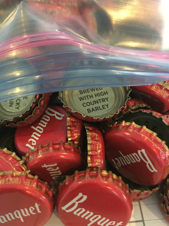 Coors Banquet Beer Cap Bottle 200 Caps Bulk Lot of Beer Caps