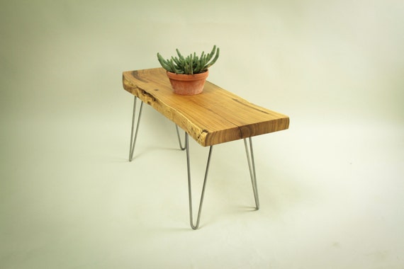 Moderner couchtisch einzigartiger von hardmandesignbuild auf etsy Beistelltisch mit haarnadelbeinen