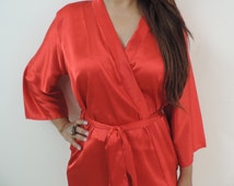 Robe satin h&m