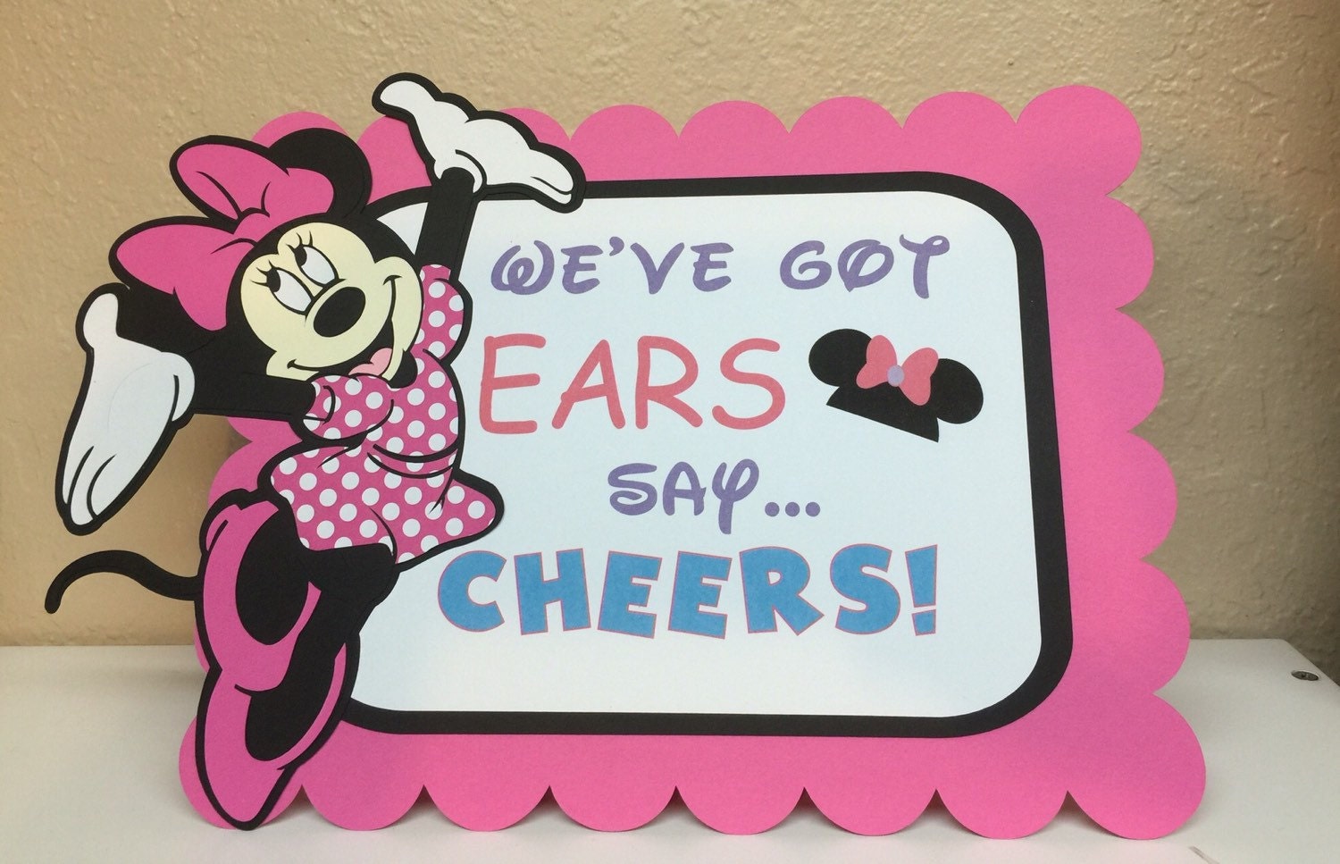 Minnie Mouse Party table sign by PartiesByTraciemac on Etsy