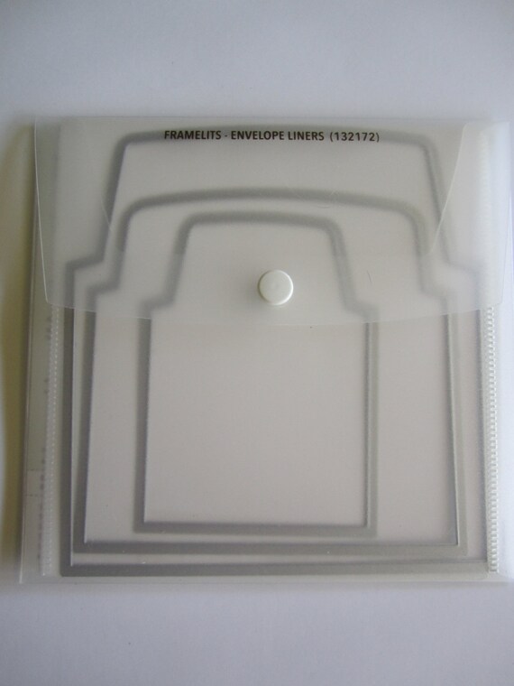 Stampin' Up Envelope Liners Framelits Dies by Sizzix