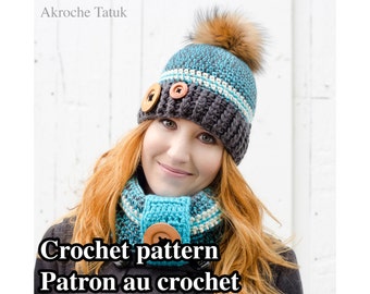 Pattern only! Rustik kit crochet pattern by Akroche Tatuk (english and french).