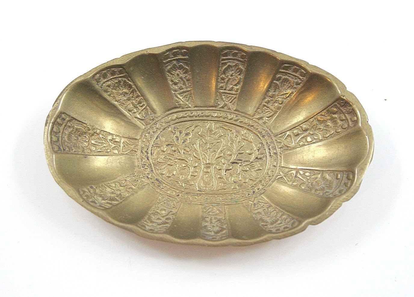 Vintage Brass Trinket Dish