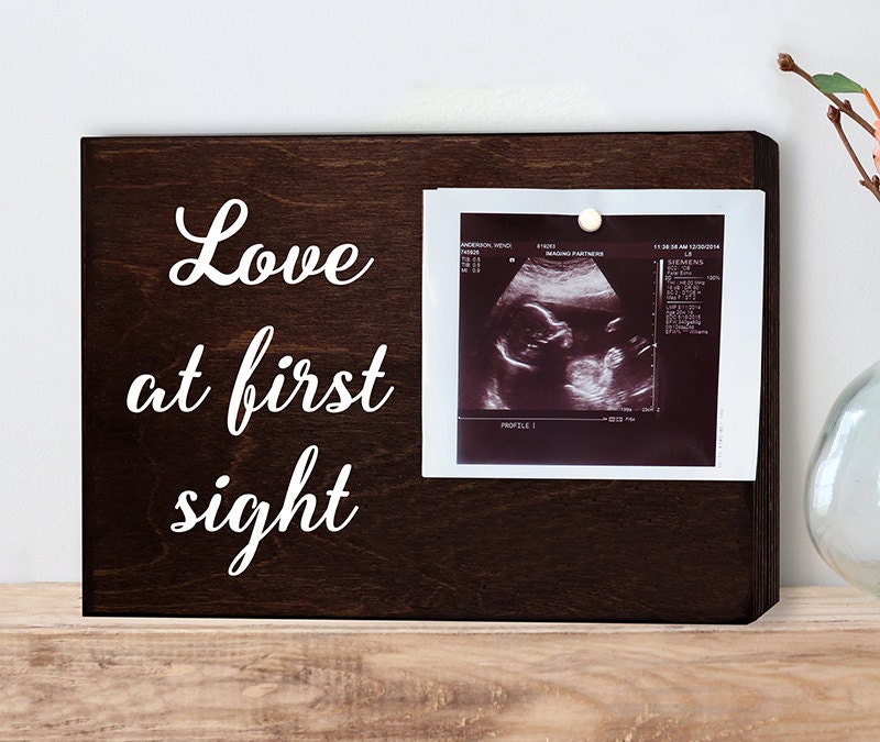 Love at First Sight Frame Ultrasound Frame by ElegantSigns on Etsy