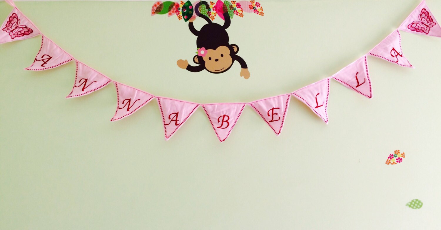 Personalised Bunting Baby Bunting Nursery Bunting