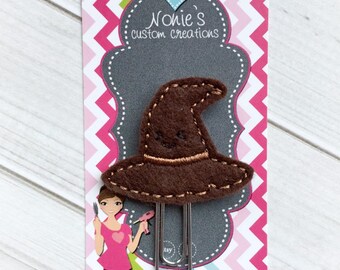 Sorting Hat Paper Clip - Wizard Hat Paper Clip - Planner Accessories - Sorting Hat Feltie- Planner Paperclips - Planner Accessory