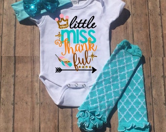 little miss thankful shirt