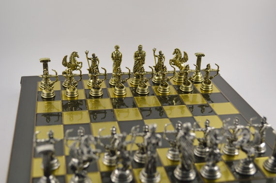 Archer Chess Set 25X25cm / Bronze chess board