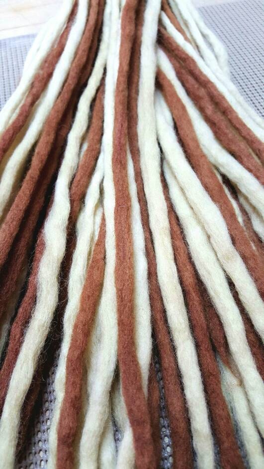 Wool Dreadlocks Custom Wool Dreads Handmade Hippie Dreads Hair