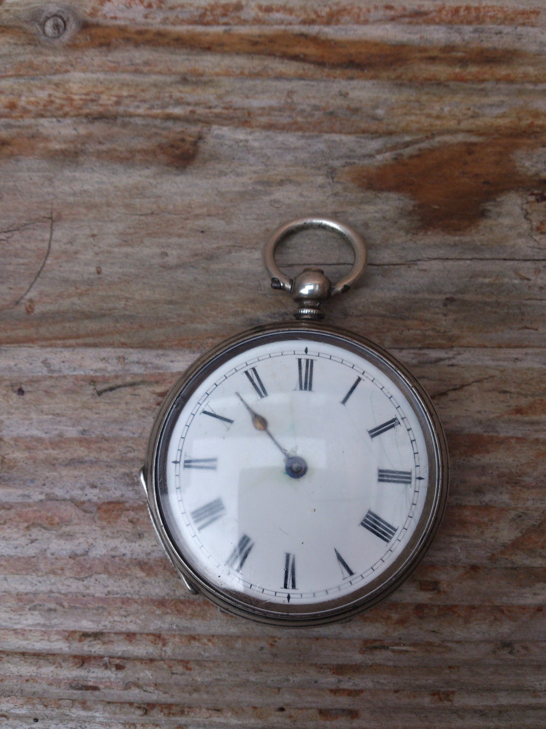 Vintage sterling silver pocket watch by wilsonscollectables