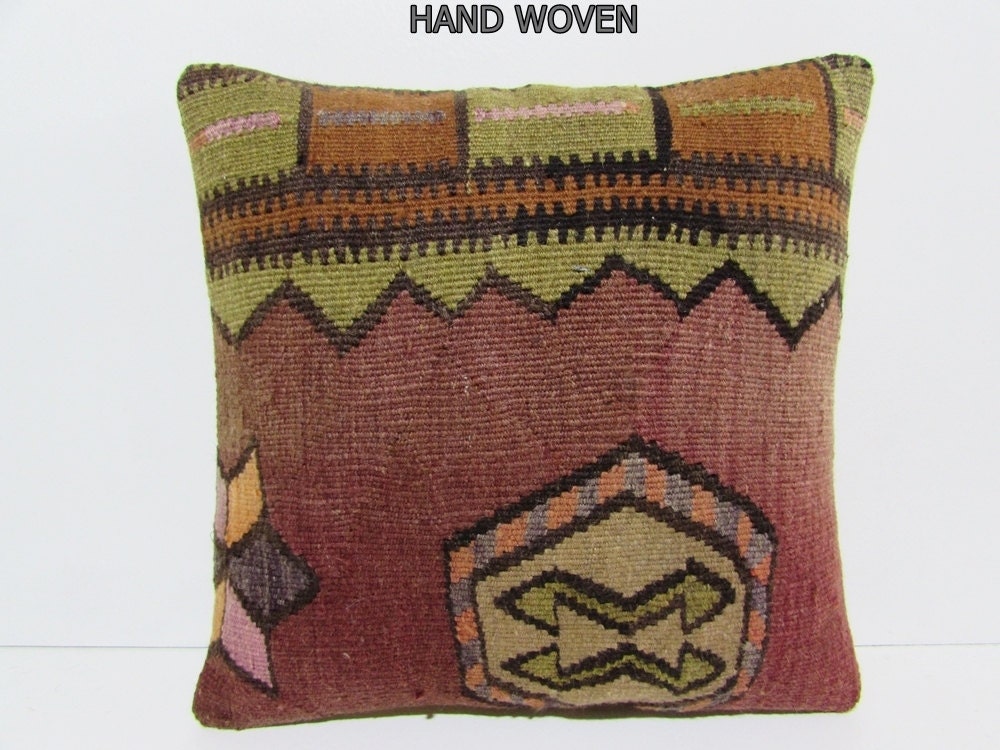 decorative pillow 18 floor pillow handmade by DECOLICKILIMPILLOWS