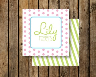Personalized Calling Cards - Kids - Lily