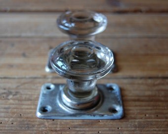 Vintage door knob, Door handle, Glass knob, Shabby chic door knob hook, Rustic door knob decor, Shabby chic decor, Curtain tie back