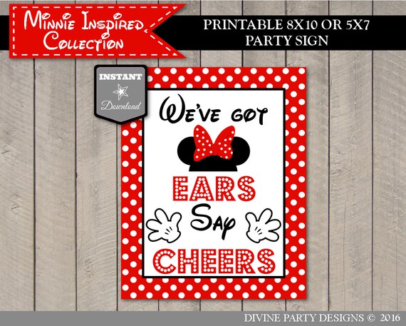 Instant Download Red Girl Mouse 8x10 Or 5x7 Printable We