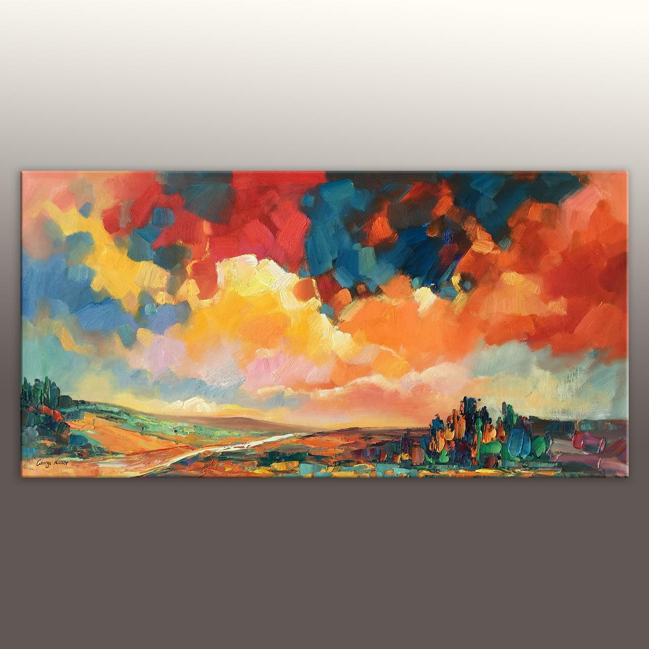 Original Abstract Art Kitchen Decor Contemporary Painting