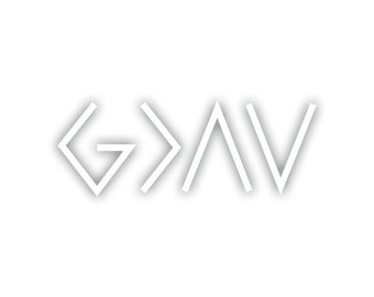 God Is Greater Than The Highs And Lows decal
