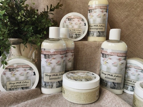 Sheep Milk Lotion by MapleHillFarmWI on Etsy