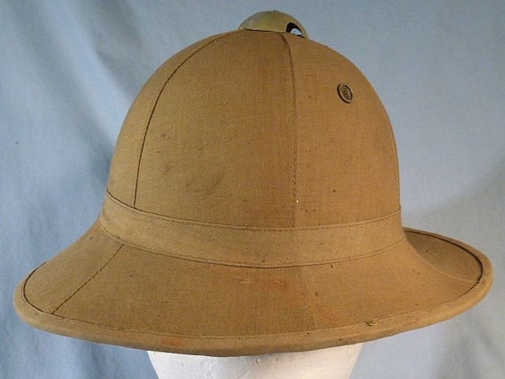 WWII WW2 Italian Army Tropical Sun Helmet by DMZCollectibles