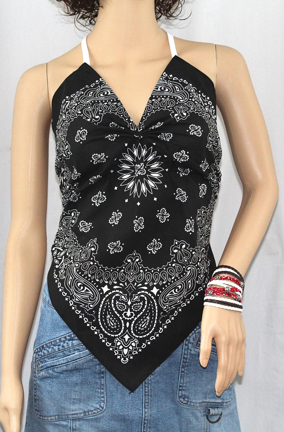 bandana halter tops