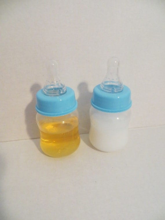 Reborn Baby Bottle FAKE Formula Milk Doll OOAK 2oz 60ml Pink