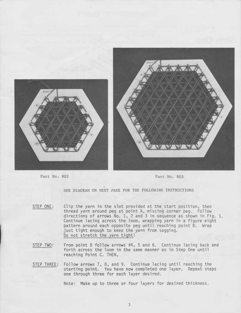 Loom hexagon loom lap weaving loom 1983 original Love and