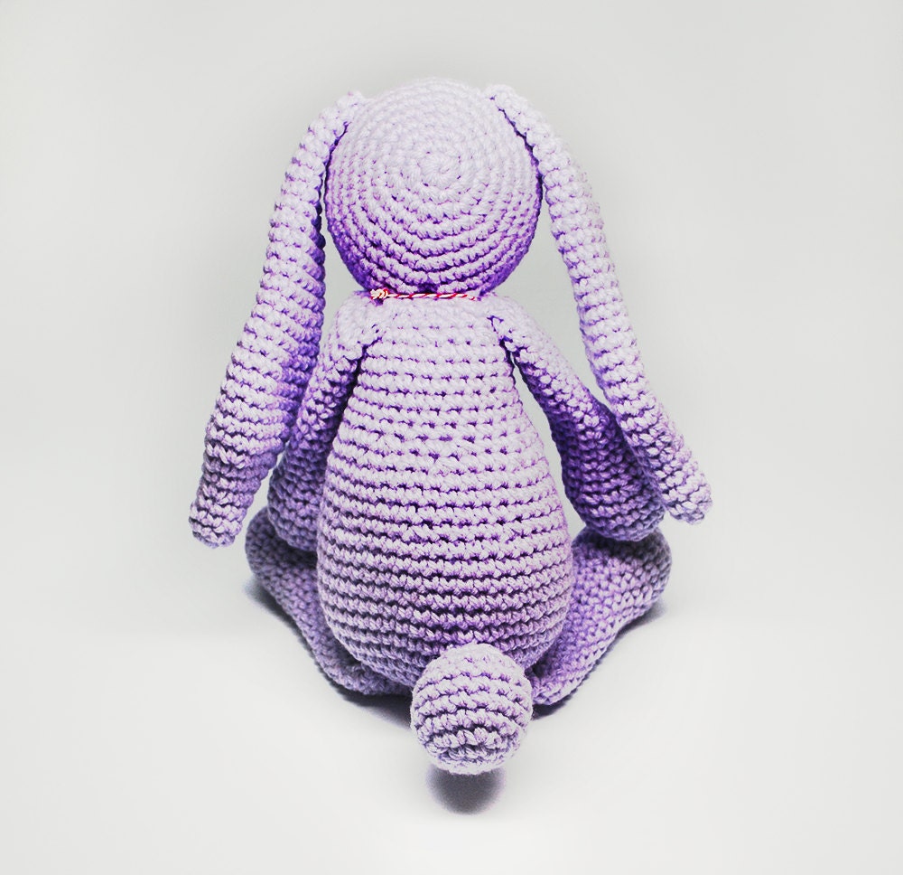 purple stuffed bunny