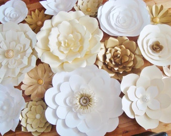 DIY Paper Flower Backdrop - Set of 30 | Paper Flowers | Paper Flower Wall | Paper Flower Backdrop | Paper Flower Wedding