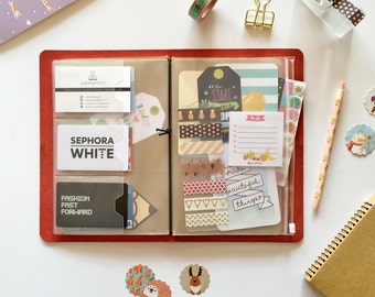 Traveler's Notebook A5 PVC Pouch & Card Holder