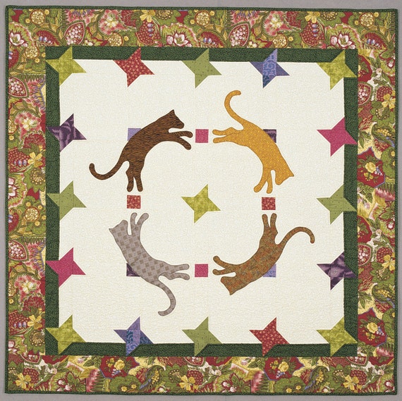 Items similar to Cat Nap Quilt Pattern on Etsy