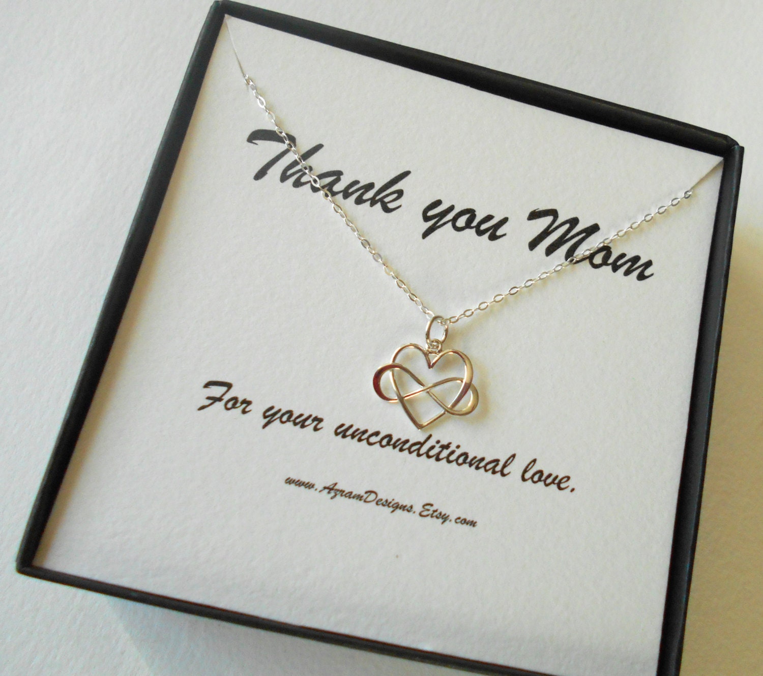 Mother Of Groom Necklace Infinity Necklace Sterling Silver