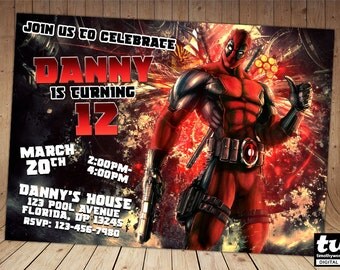 DEADPOOL Invitation