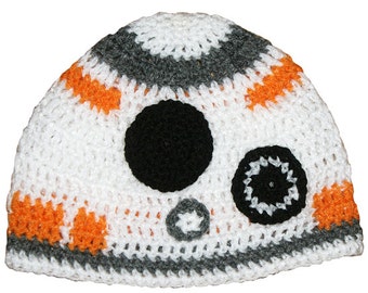 Star Wars Inspired Hand Crocheted BB-8 Hat
