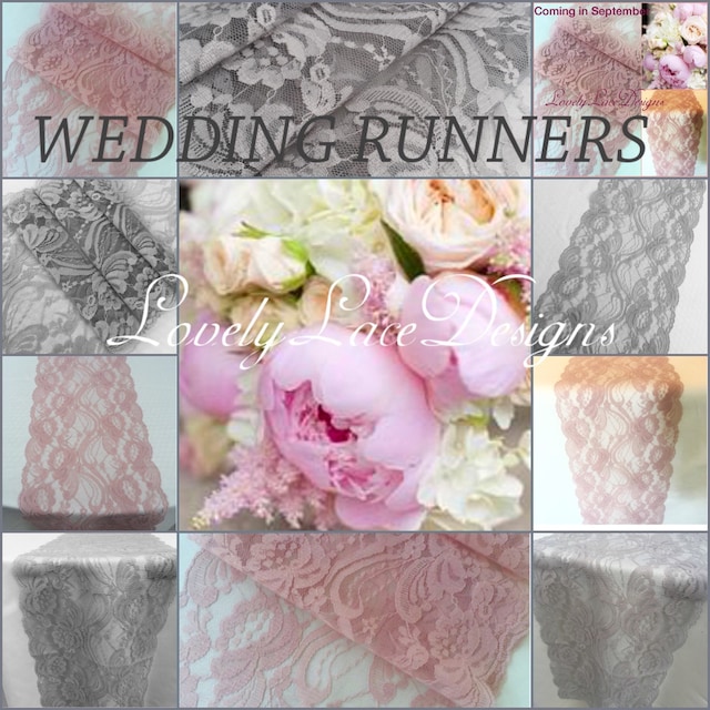 View Burlap/lace runners by LovelyLaceDesigns on Etsy