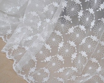 Items Similar To Nude Chiffon Rosette Fabric Bridal Fabric Wedding