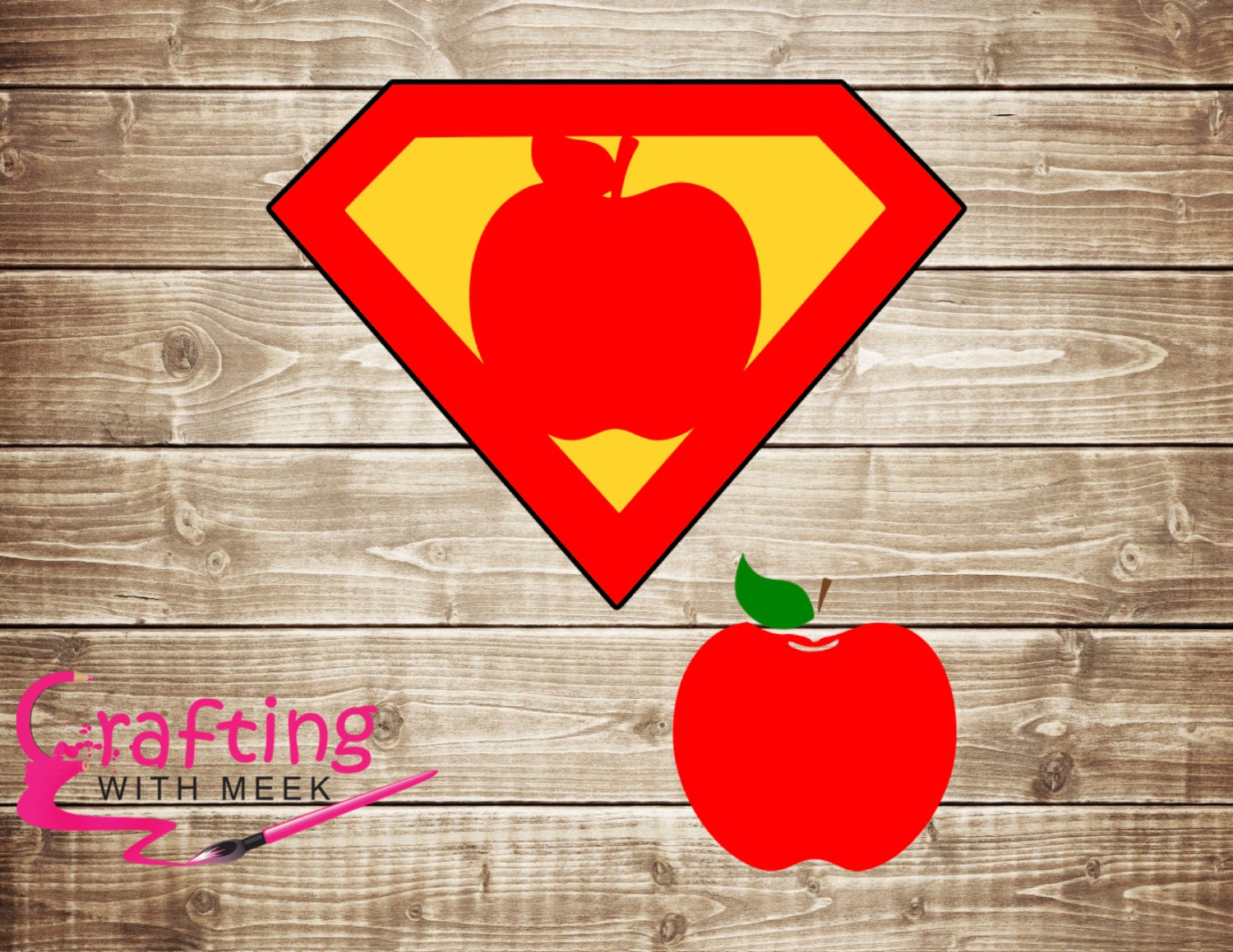 Download Super Teacher Apple Cricut Explore Design Space