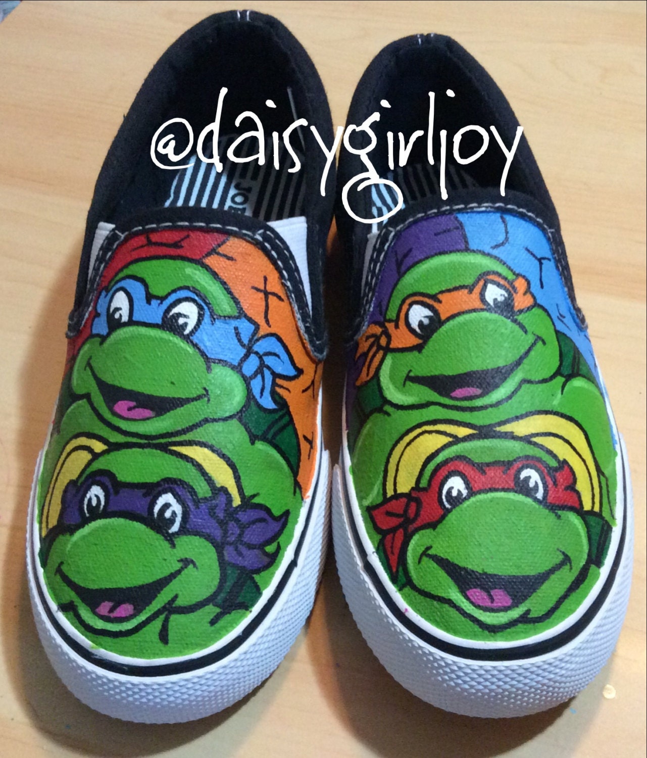 Custom hand painted Teenage Mutant Ninja Turtles Toddler