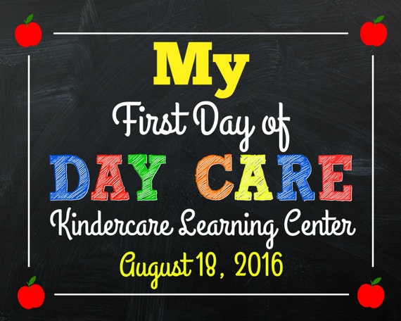 My First Day Of Daycare Printable Printable Word Searches