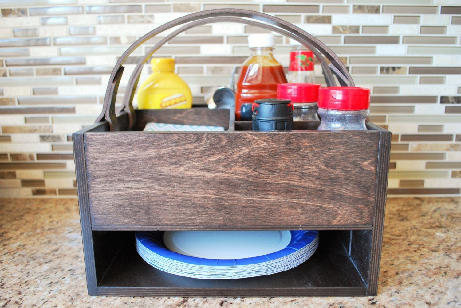 Picnic Basket Picnic Caddy Outdoor Entertaining Patio