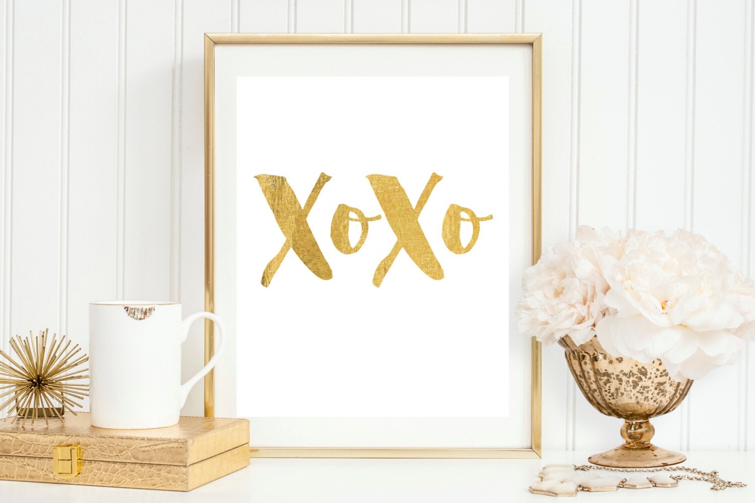 Gold Xoxo Sign by MaggieJDesigns on Etsy