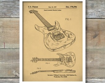 Ibanez Pro 540RBB Electric Guitar, Patent Prints, Patent Poster, Guitar Wall Art, Musician Gift, Music Room Wall Art, Guitar Gifts, P247