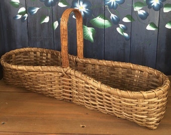 Handmade Basket, Spice Basket,Primitive Decor, Decorative Basket, Kitchen Decor, Made in USA