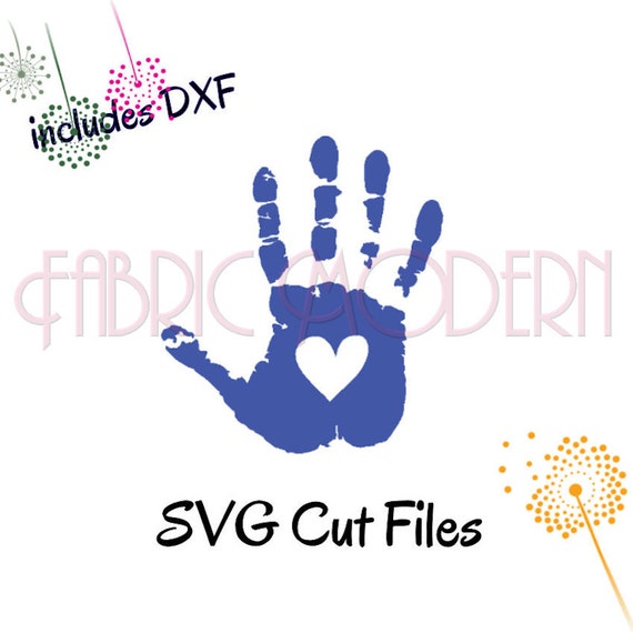 Download HANDPRINT Silhouette svg cutting file svg dxf and by ...