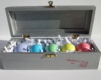 Final Fantasy VII inspired ShinRa large trinket box with Materia set