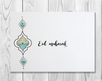 Luxury 66 Eid Greetings Card Design