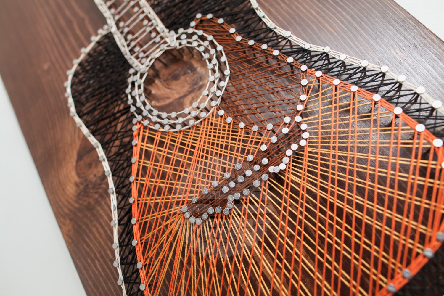 Guitar String Art Made To Order Sunburst Music Thread