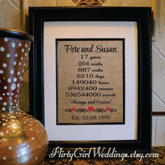 17th Wedding Anniversary Gifts
 17th Anniversary 17 17th 17th Anniversary Gift for Wife