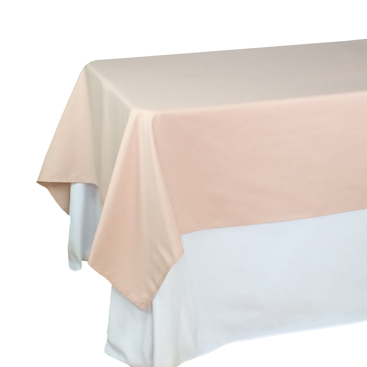 Blush Tablecloths 60 x 102 inches Rectangular Blush Table