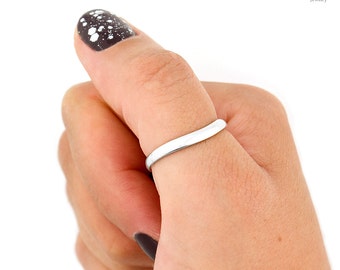 Sterling Silver 925 Thumb Ring silver Plain Comfort band plain ring for men or women (S22)