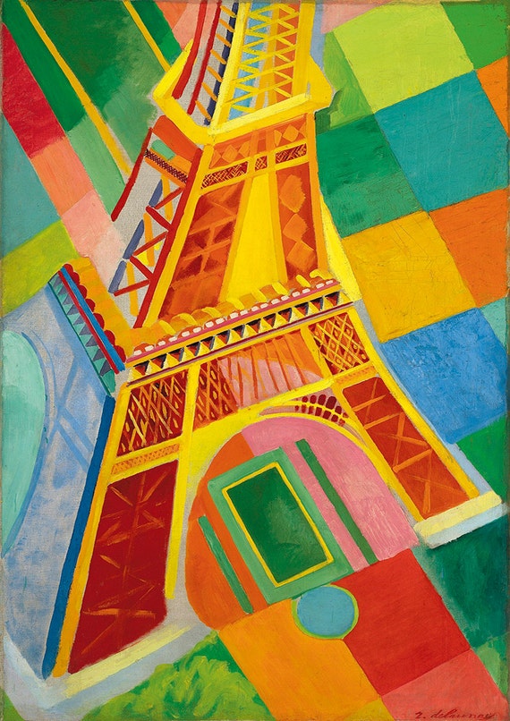 Robert Delaunay: Eiffel Tower. Fine Art Print/Poster. 003214