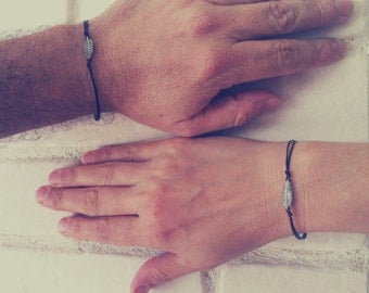 Couple Bracelets, Boyfriend Girlfriend ,His And Her Bracelet, Set of 2 Love Braclets, Girlfriend Jewelry,Boyfriend Jewelry,Matching Jewelry